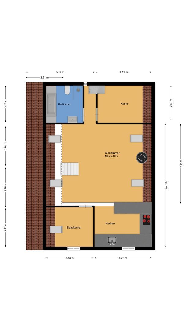Molenwal 32, Culemborg plattegrond-5