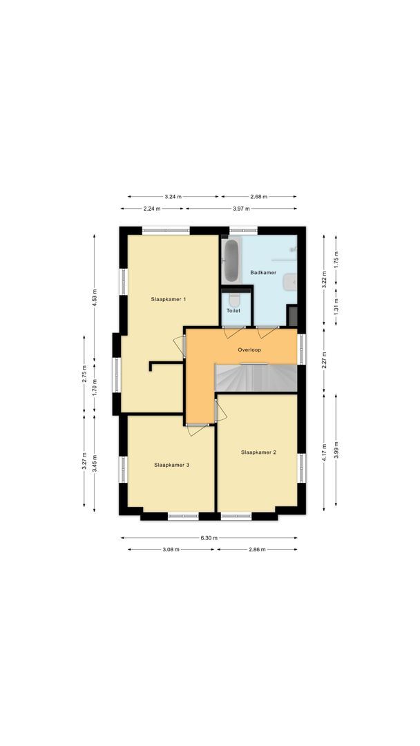 Emmikkerboslaan 78, De Meern plattegrond-4