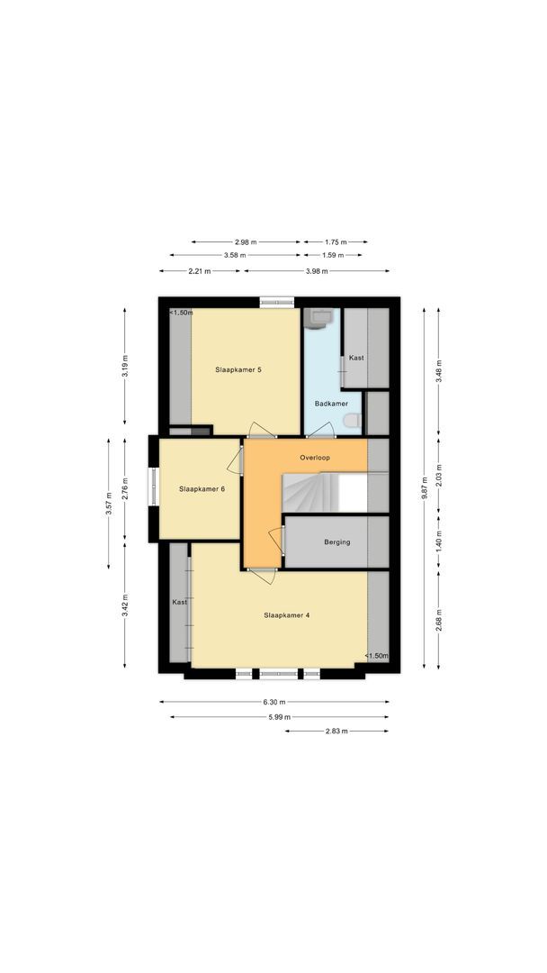 Emmikkerboslaan 78, De Meern plattegrond-6
