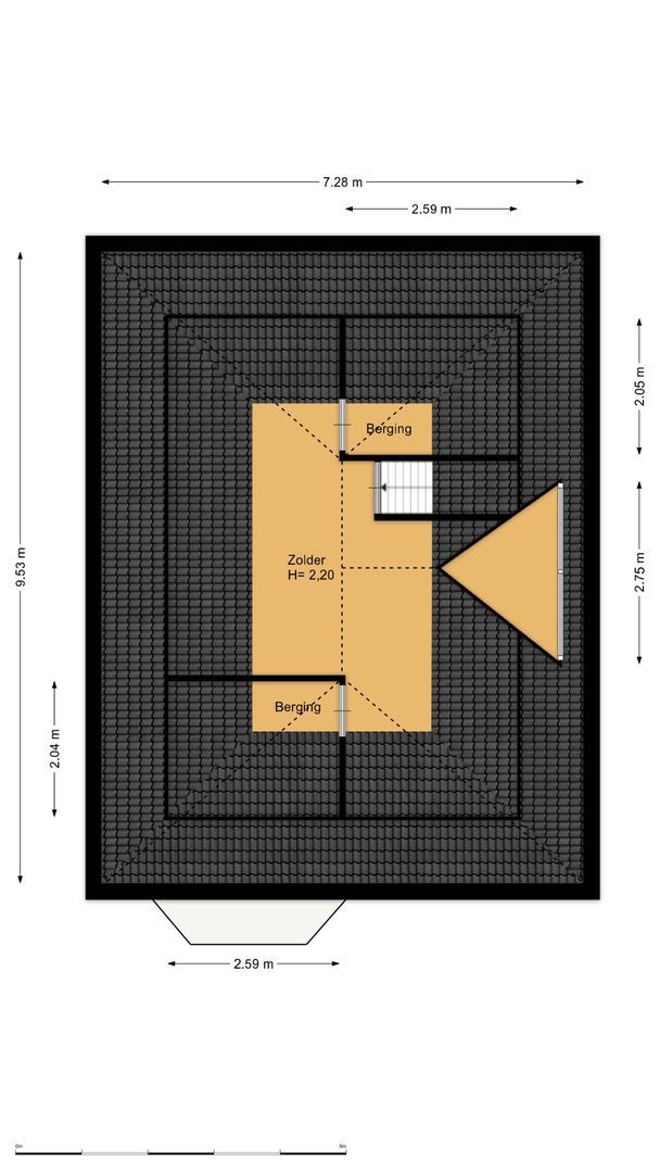 Prins Bernhardstraat 29, Vianen plattegrond-5