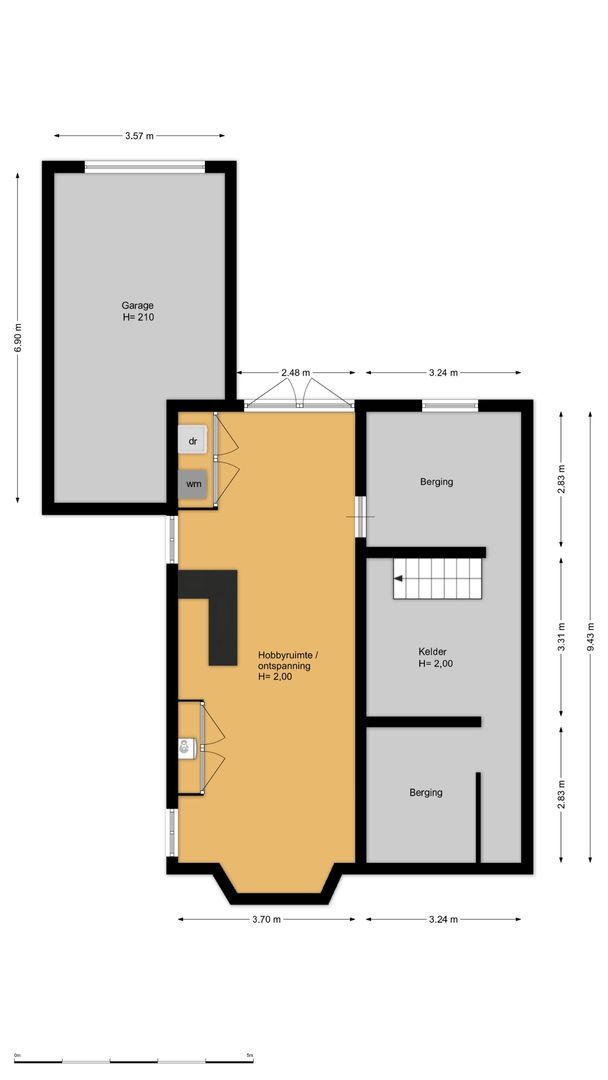 Prins Bernhardstraat 29, Vianen plattegrond-3