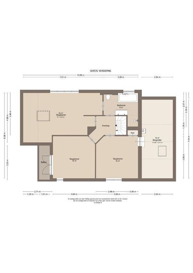 Cornelis Verheuvelstraat 4, Kedichem plattegrond-1
