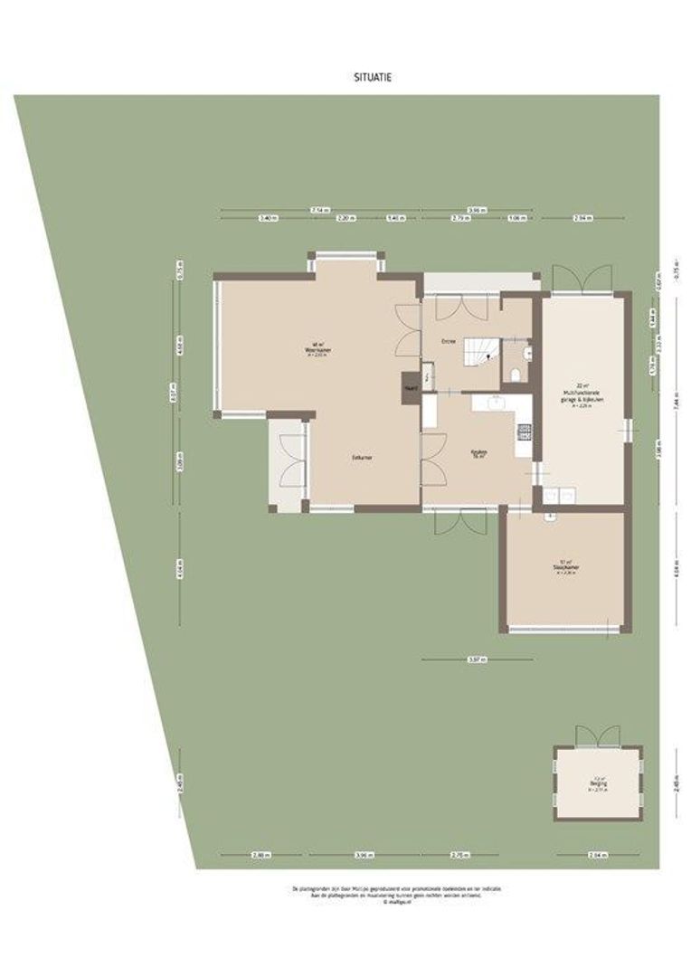 Cornelis Verheuvelstraat 4, Kedichem plattegrond-4
