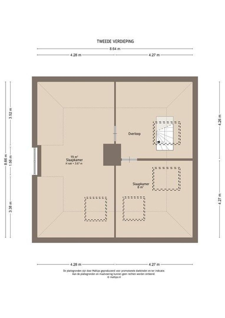 Cornelis Verheuvelstraat 4, Kedichem plattegrond-2