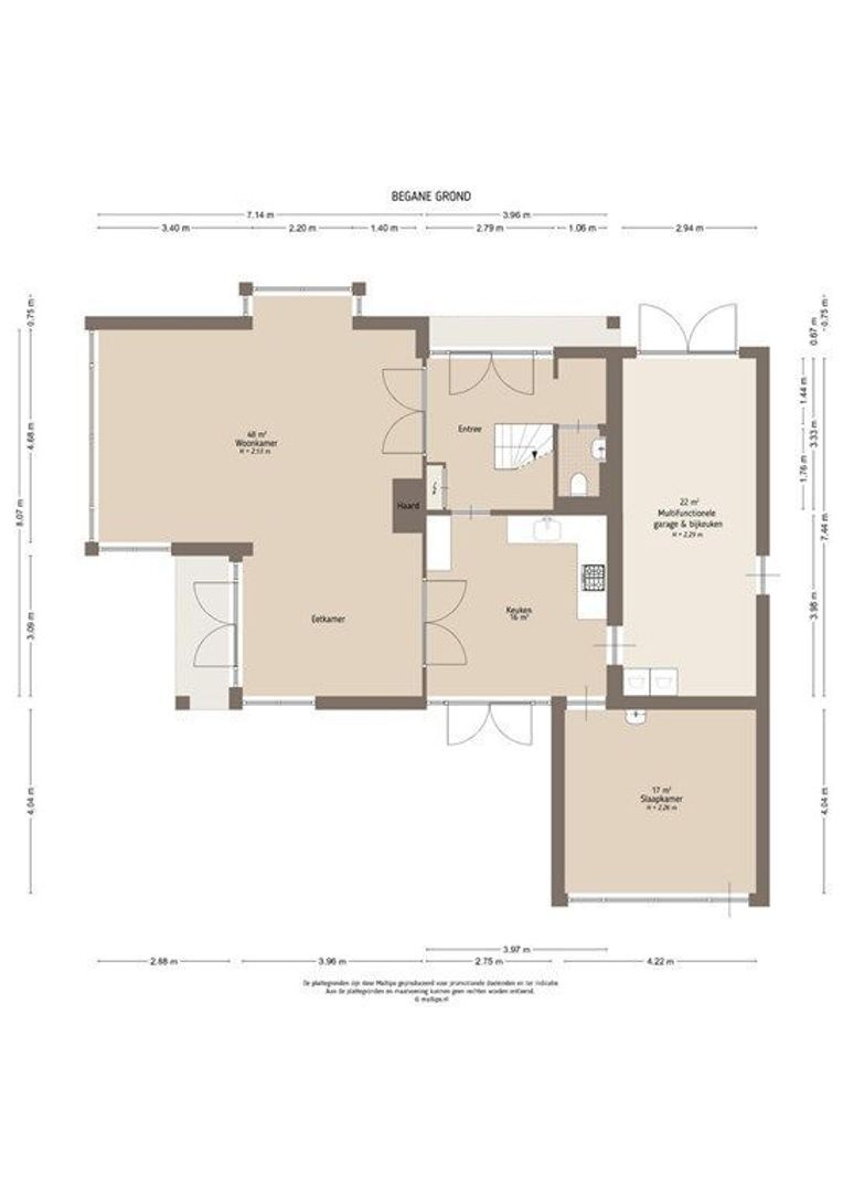 Cornelis Verheuvelstraat 4, Kedichem plattegrond-0