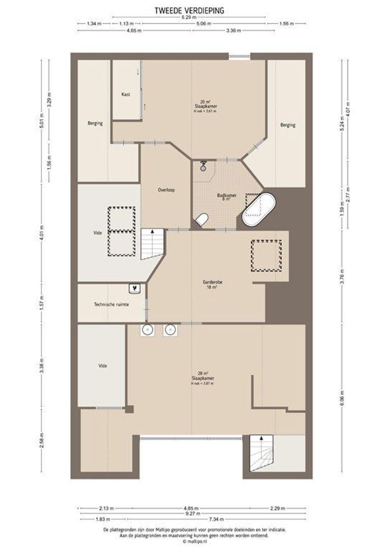 Broekseweg 64, Meerkerk plattegrond-2