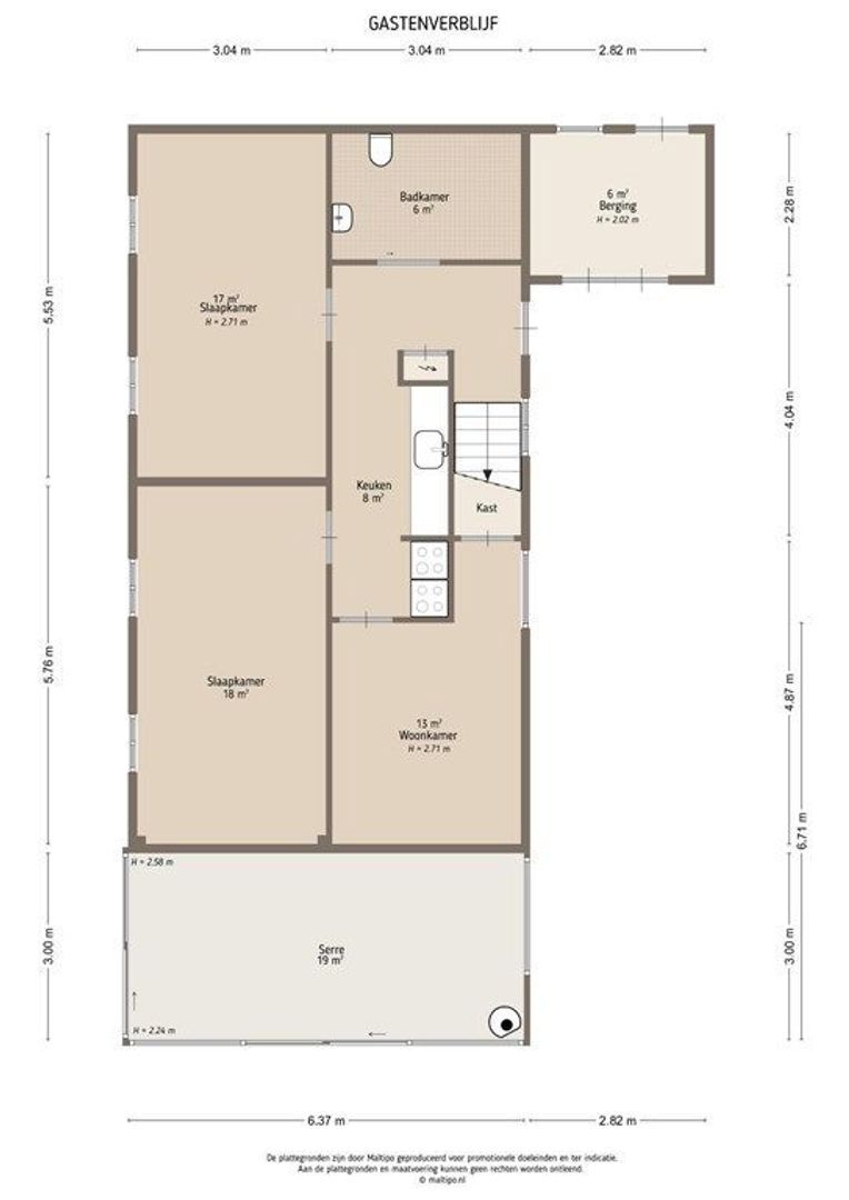 Broekseweg 64, Meerkerk plattegrond-5