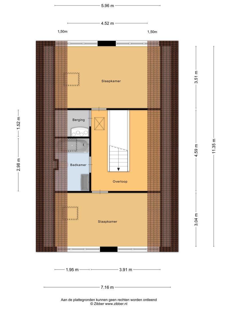 Noordersingel 94 c, Berkel en Rodenrijs plattegrond-2