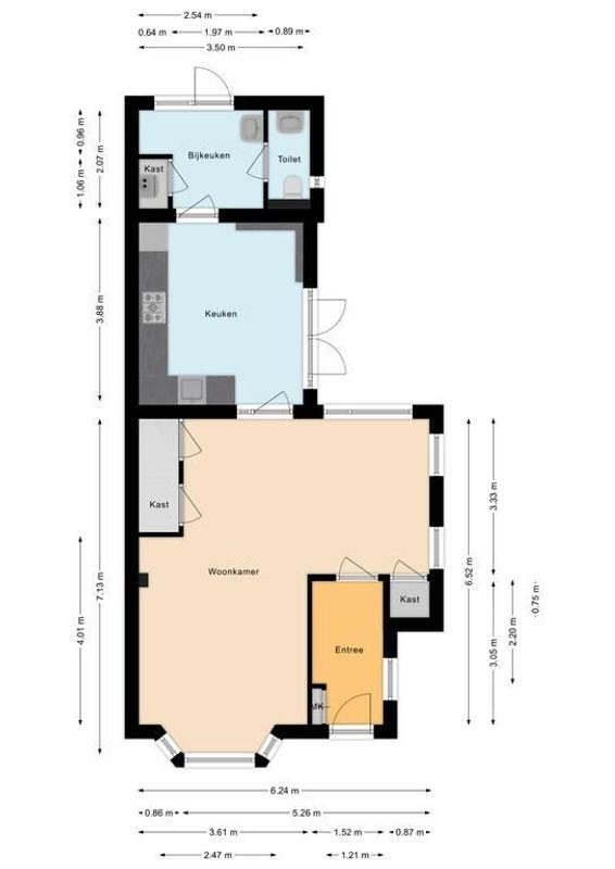 Bernhardstraat 11 Floorplan Blur 1