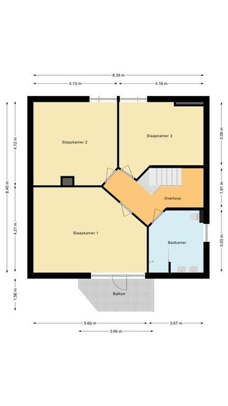 Annie Romeinplein 5 Floorplan Blur 2