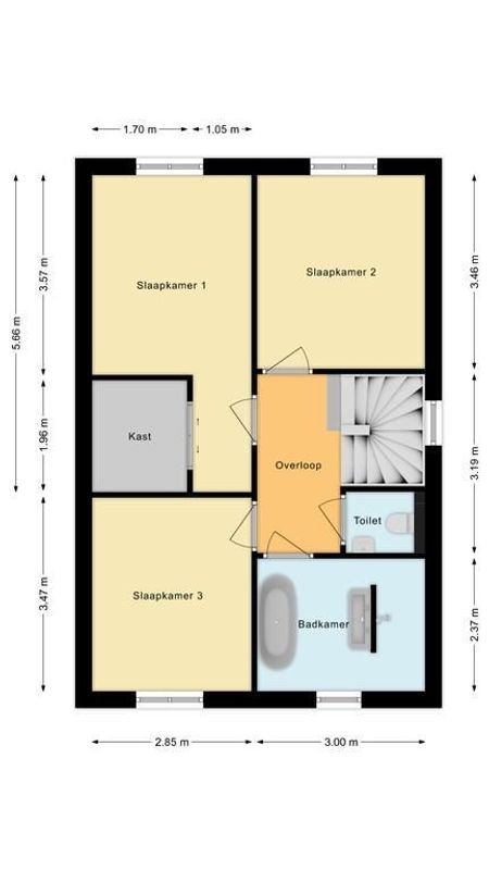 Belle van Zuylenstraat 11 Floorplan Blur 1