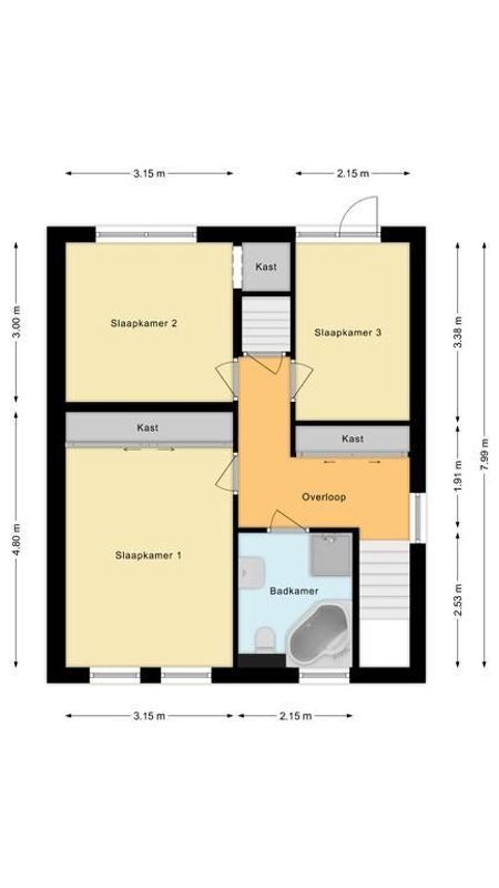 Schoolstraat 42 Floorplan Blur 1