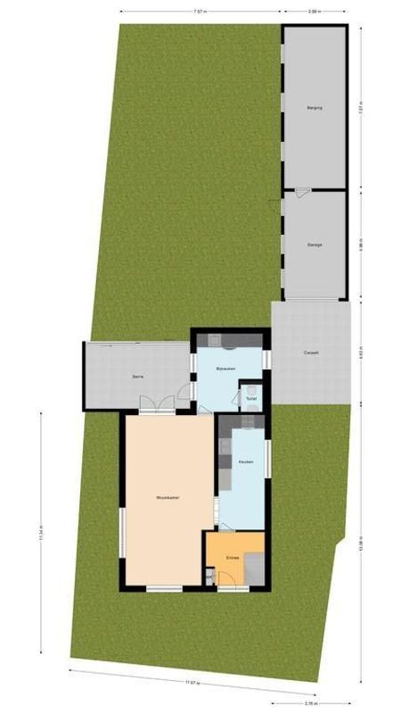 Schoolstraat 42 Floorplan Blur 2