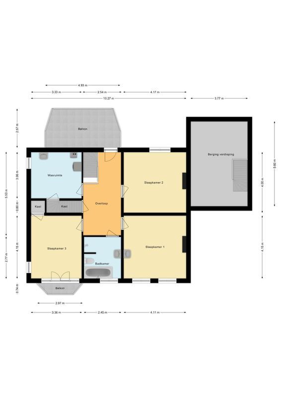 Nieuwstraat 21 Floorplan Blur 1
