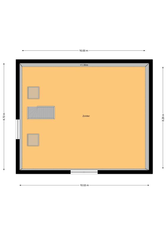 Nieuwstraat 21 Floorplan Blur 2