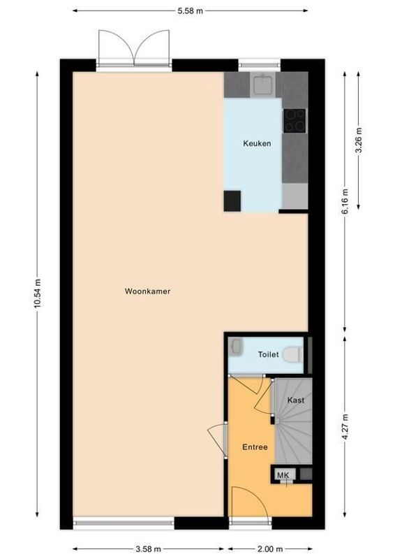 Drossaardstraat 15 Floorplan Blur 0