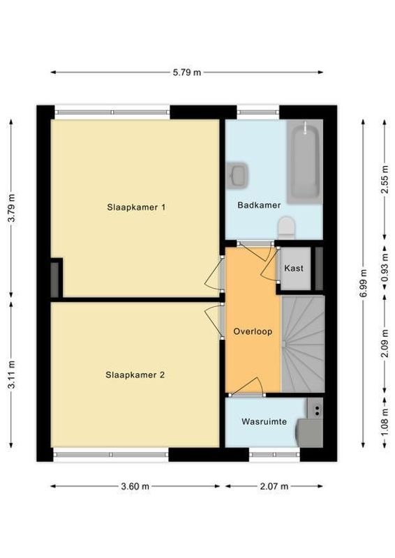 Drossaardstraat 15 Floorplan Blur 1