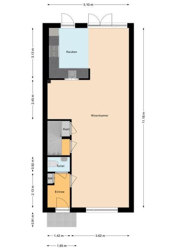 Suze Groenewegstraat 7 Floorplan Blur 0