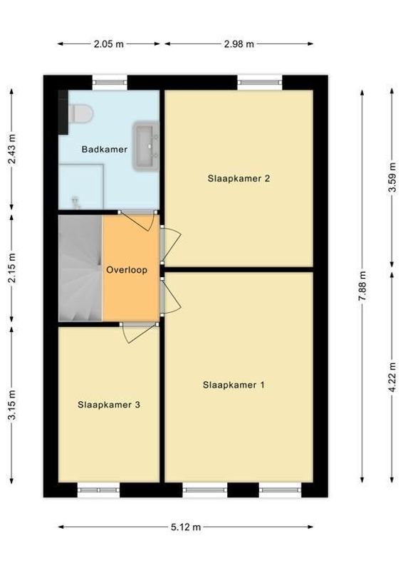 Suze Groenewegstraat 7 Floorplan Blur 1