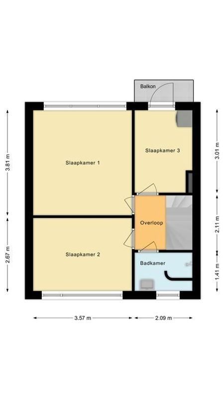 Haansbergseweg 21 Floorplan Blur 1