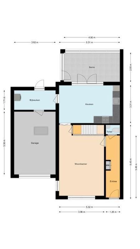 De La Sallestraat 1 - a Floorplan Blur 0