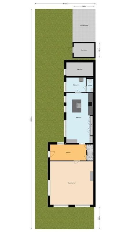 Tuinstraat 21 Floorplan Blur 3