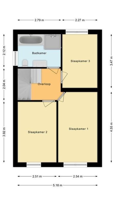 Prins Hendrikstraat 19 Floorplan Blur 1