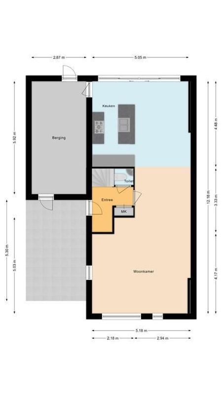 Prins Hendrikstraat 19 Floorplan Blur 0