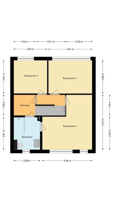 Hoeksestraat 27 Floorplan Blur 1