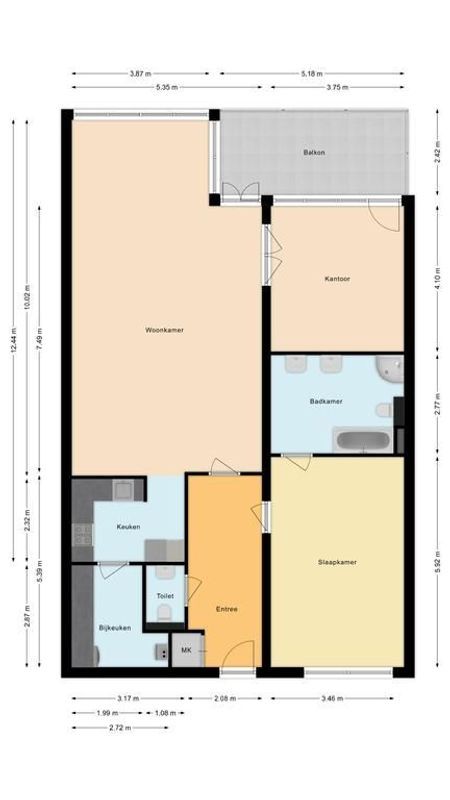 Anne Frankplein 8 Floorplan Blur 0