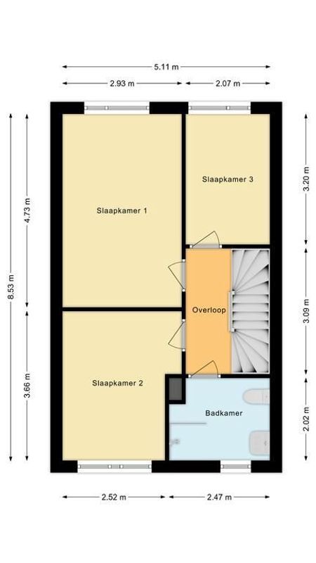Haya van Somerenstraat 5 Floorplan Blur 2