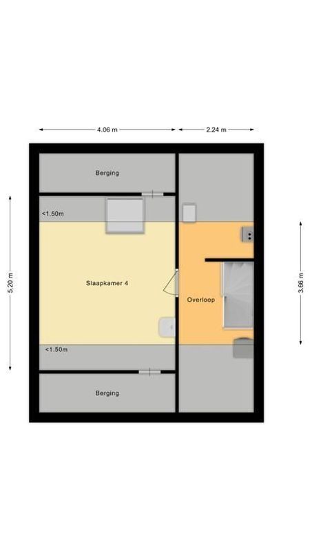 van Hogendorpstraat 66 Floorplan Blur 3