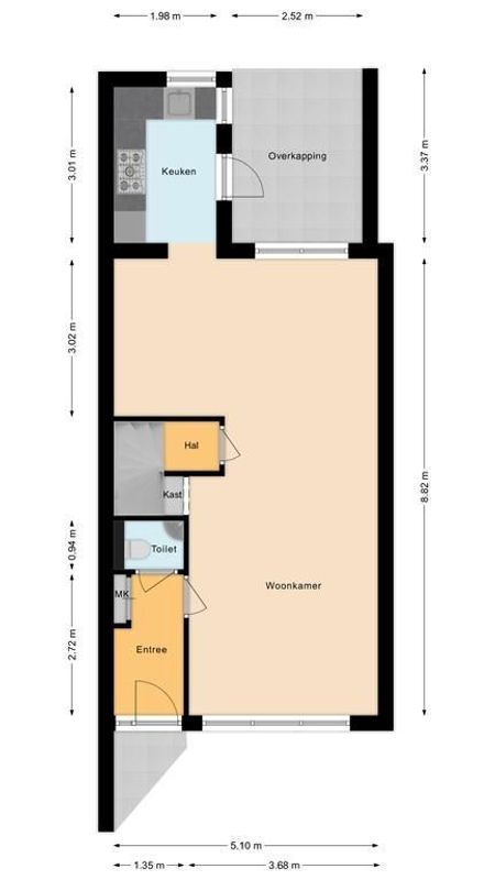 Marga Klompelaan 105 Floorplan Blur 0