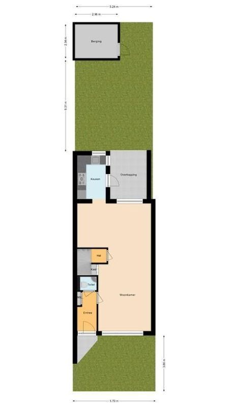 Marga Klompelaan 105 Floorplan Blur 2