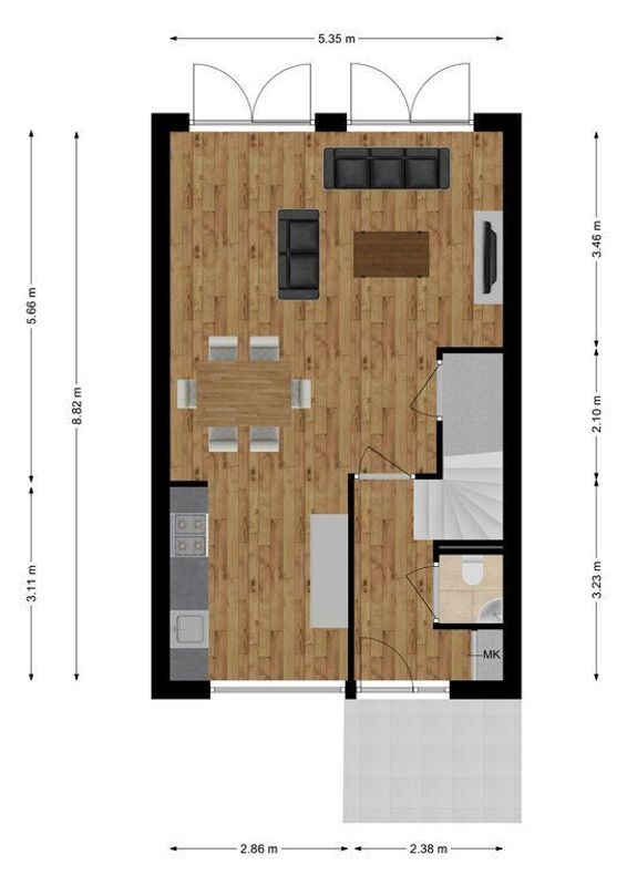 Rentmeesterhof 36 Floorplan Blur 0