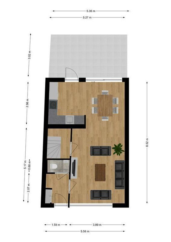 Ir. Kippermanstraat 19 Floorplan Blur 0