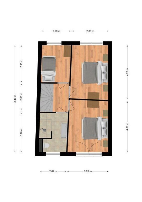 Ir. Kippermanstraat 19 Floorplan Blur 1