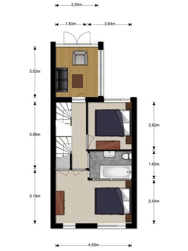 Stuivesantplein 8 Floorplan Blur 1