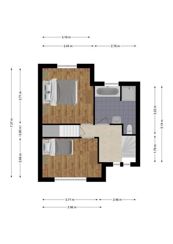 Simon van der Stelstraat 10 Floorplan Blur 1