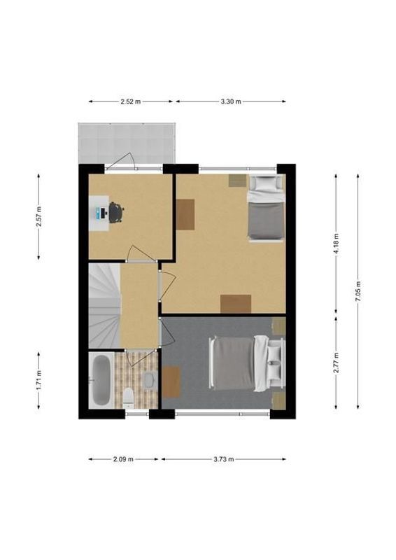 Postelse Hoeflaan 76 Floorplan Blur 1