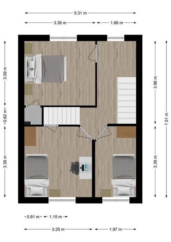 Eikstraat 68 Floorplan Blur 1