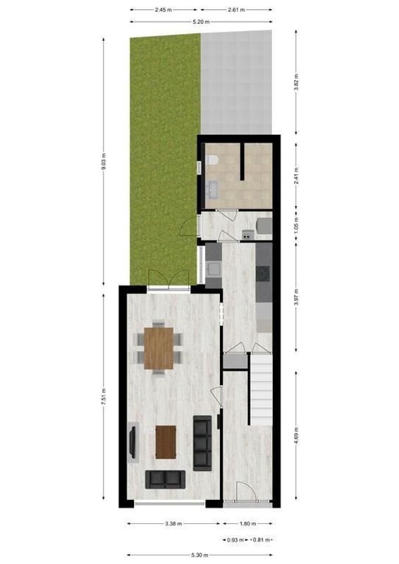 Eikstraat 68 Floorplan Blur 3