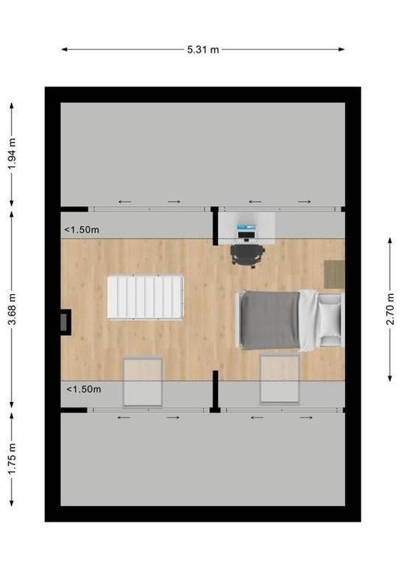 Eikstraat 68 Floorplan Blur 2