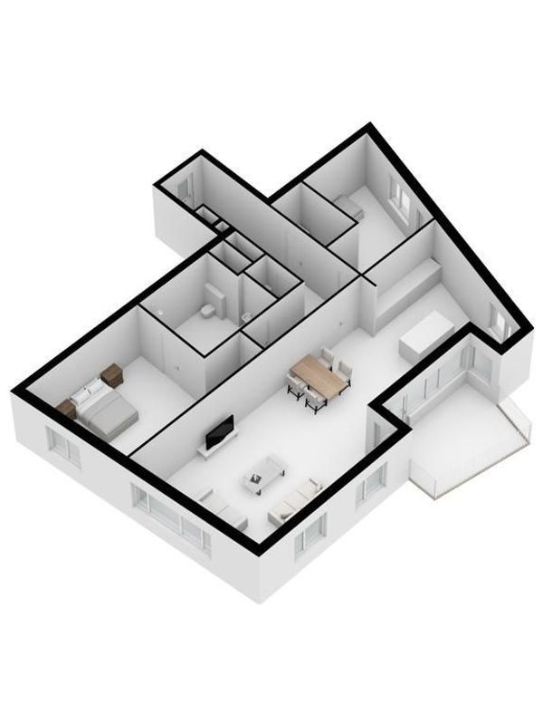 Piusplein 28 - 51 Floorplan Blur 1