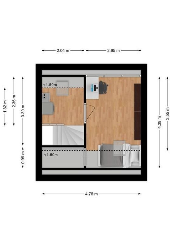 Albert Schweitzerstraat 26 Floorplan Blur 3