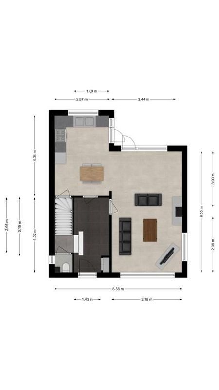 Doelenstraat 2 Floorplan Blur 0
