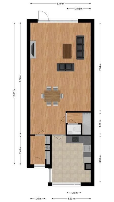 Manderveenstraat 51 Floorplan Blur 0