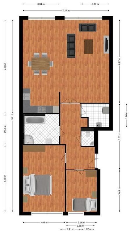 Ringbaan-Oost 240 - 03 Floorplan Blur 0