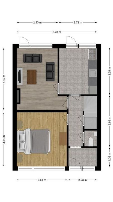 Kasteel Twikkelstraat 30 Floorplan Blur 1