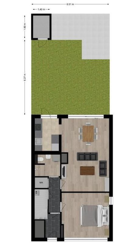 Wandelboslaan 66 Floorplan Blur 0